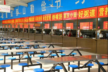 石家莊鐵路職業(yè)技工學(xué)校食堂環(huán)境 校園環(huán)境 第3張